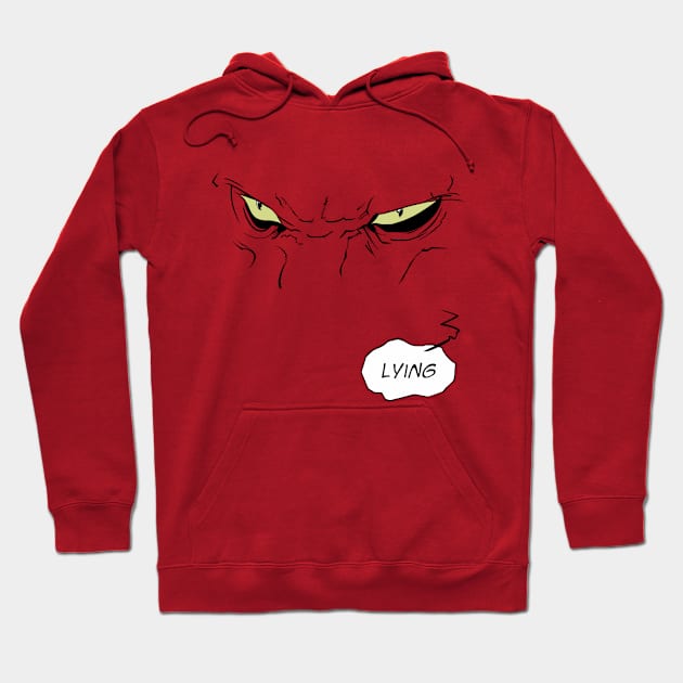 Lying Cat Hoodie by Loadsy